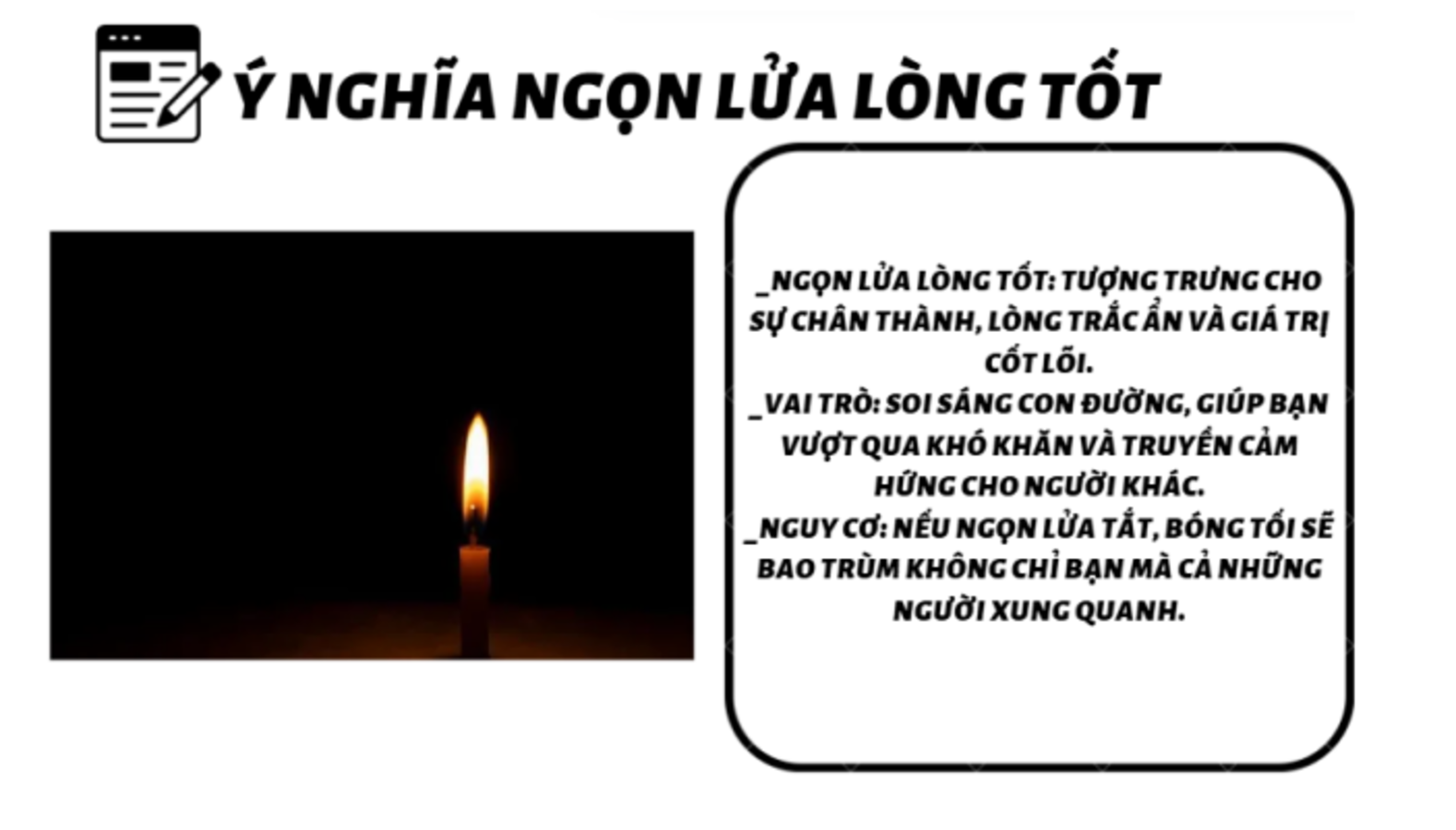 3. Ý nghĩa ngọn lửa